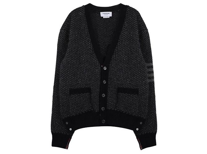 Thom Browne Strickjacke Blau 