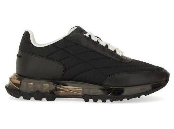 Givenchy Padded Nylon Leather Sneakers Black