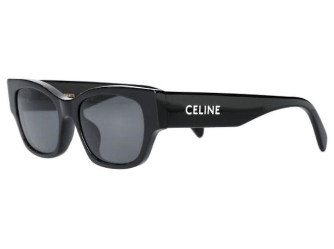 Céline Logo Monochrome Sunglasses Black