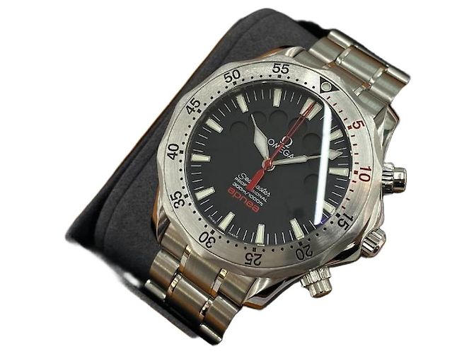 Omega Cronômetro de Regata Seamaster Yacht Preto