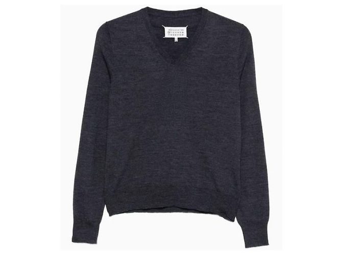 Maison Martin Margiela Suéter de lã Azul