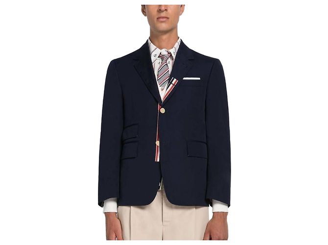 Thom Browne Typewriter-Stoffjacke