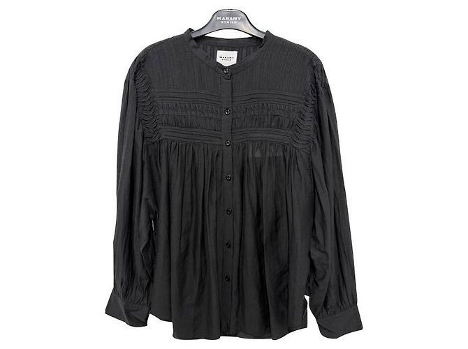 Isabel Marant Camicetta in cotone PLALIA Nero