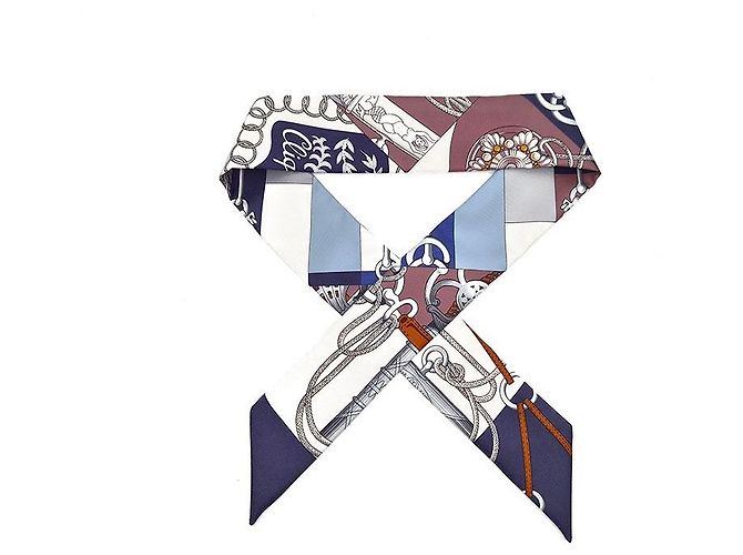 Hermès Pañuelo Twilly de seda Multicolor