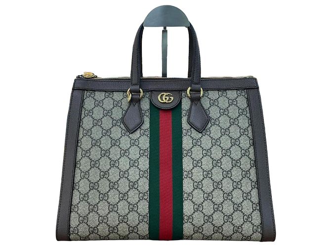 Gucci Sac à main Ophidia Tote Marron