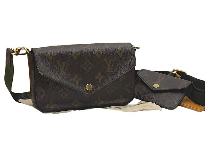 Louis Vuitton Pochette Strap and Go Mini Borsa a Spalla Marrone