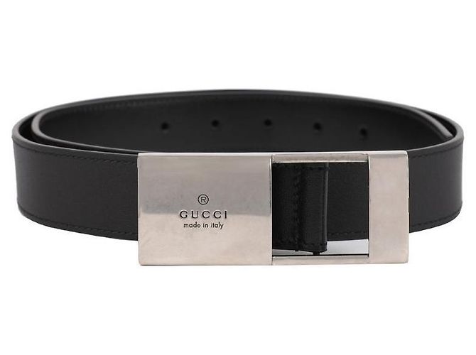Gucci Cinto com fivela Placca Preto