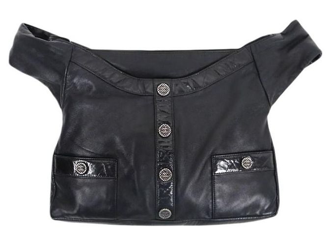 Girl Chanel Borsa a spalla nera per donna Nero Pelle