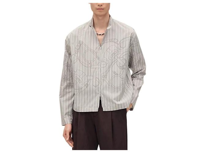 Hermès Giacca con zip Ray per uomo Marrone