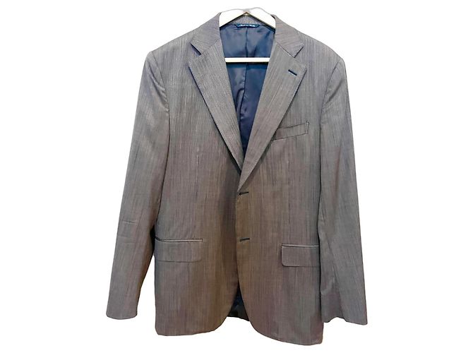 Canali Suits White Light blue