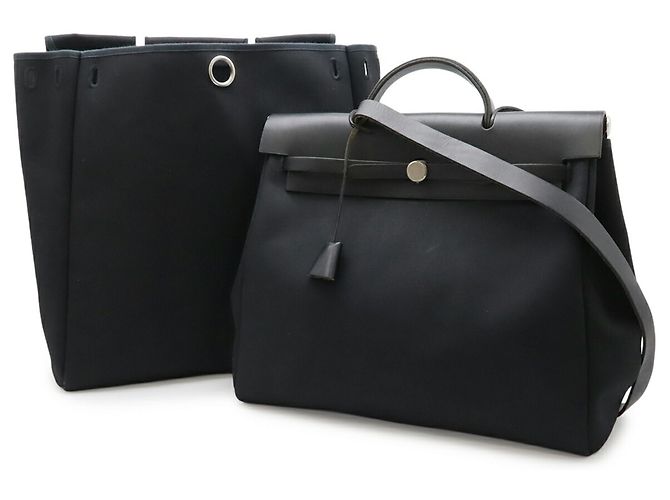 Bolsa Herbag MM da Hermès Preto