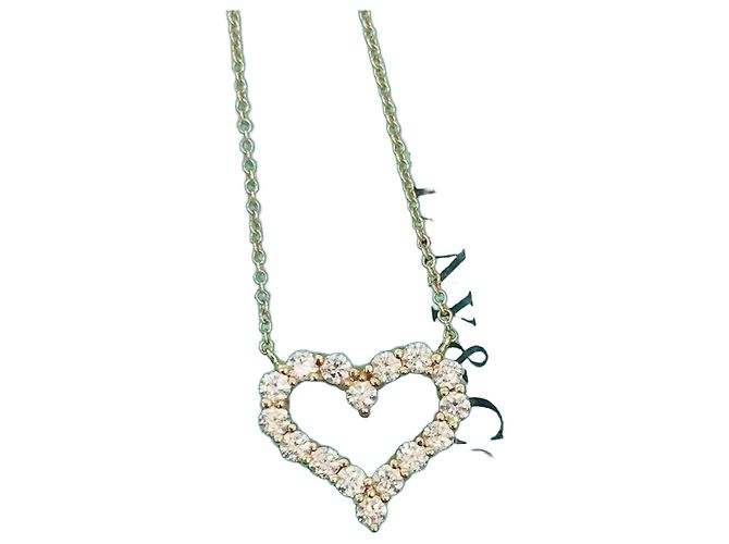 Colar de diamantes e ouro Tiffany & Co Dourado