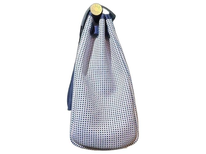 Hermès Lovebag 31 Panda Edição Limitada Azul e Branco