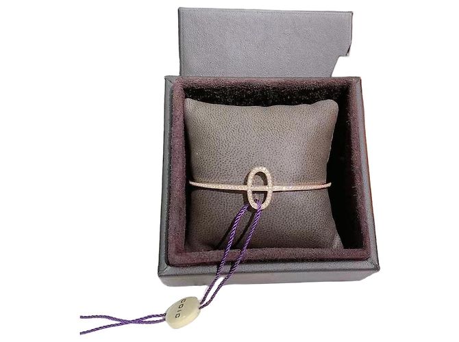 Bracciale Hermès Pig Nose in oro rosa e diamanti D'oro 