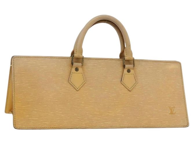 LOUIS VUITTON Borsa Triangle Epi Gialla M52099 LV Auth 177090 Giallo