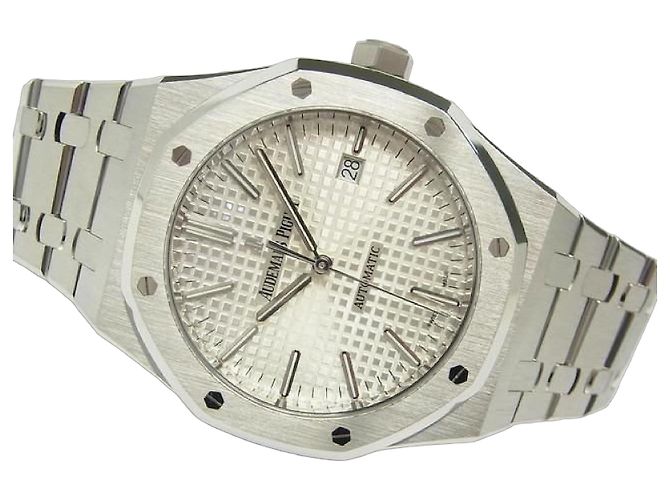 AUDEMARS PIGUET Royal Oak Automatico 41 MM quadrante argento 15400ST Uomo