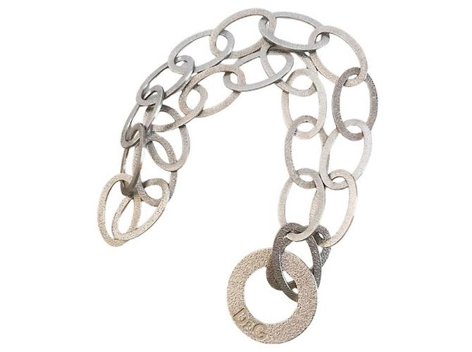 Collar Dolce & Gabbana 'Stone' de acero plateado Plata