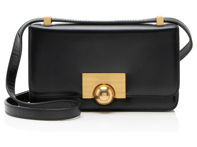 Borsa a spalla mini classica BV in pelle Bottega Veneta Nero