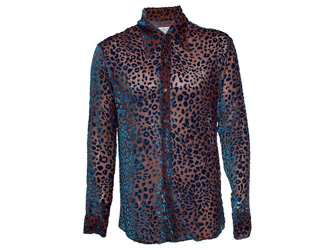 Maison Martin Margiela Maison Margiela, Camicia leopardata Devore SS2019 Multicolore