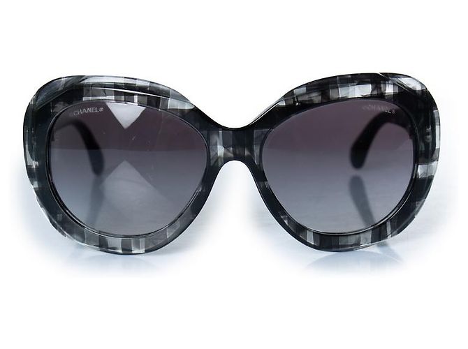 Chanel, Grey oversized sunglasses
