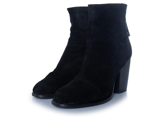 Rag & Bone Rag and bone, black suede ankle boots