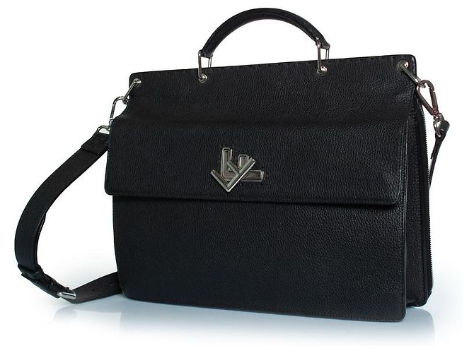 Fendi, Sac Business FF en noir Multicolore