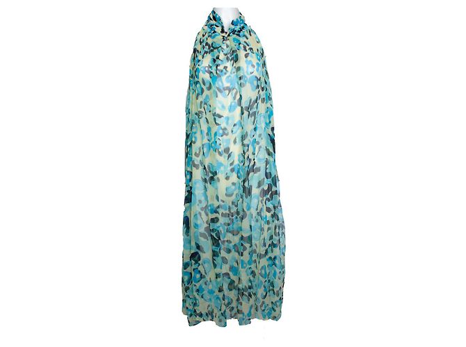 Diane Von Furstenberg, abito maxi trasparente Multicolore