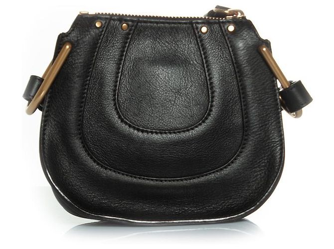 Chloé, Mini borsa hobo Hayley in nero