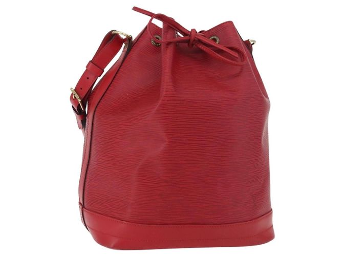Louis Vuitton Noe Epi Leather Large Rosso