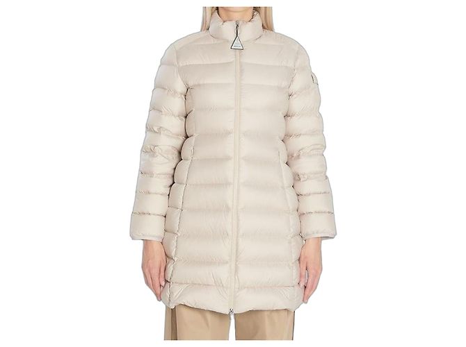 Moncler IGESSE Midi-Length Down Jacket Brown