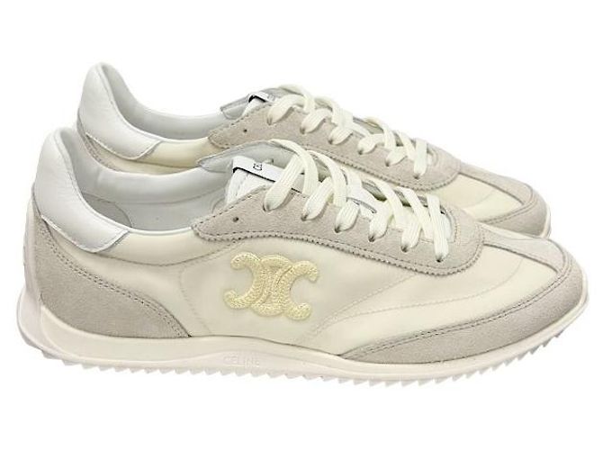 Céline Baskets Triumph RACER Vanille Blanc