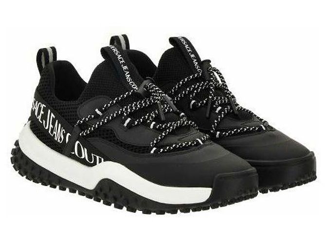 Versace Logo Hyper Sneakers Black