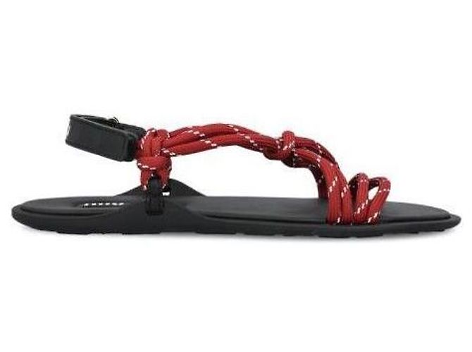 Miu Miu Riviere Sandals Red