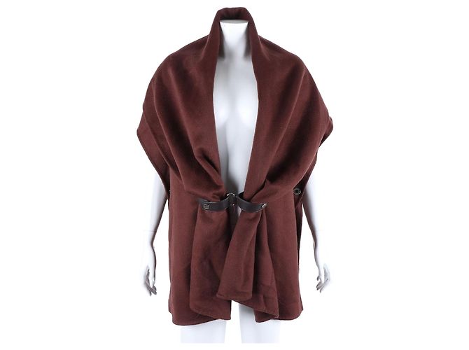 Hermès Capa de Cashmere Marrom