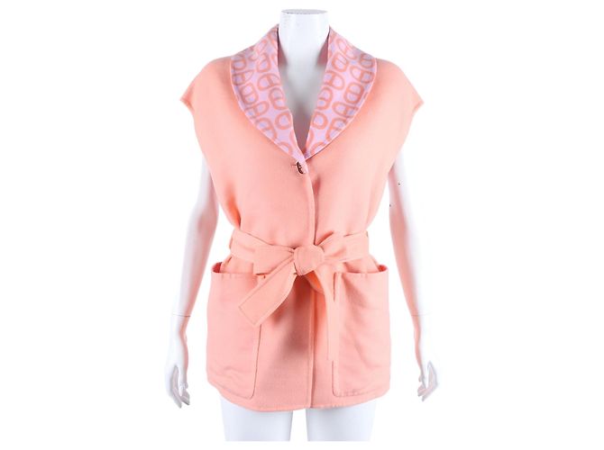 Hermès Cashmere-Weste Pink 