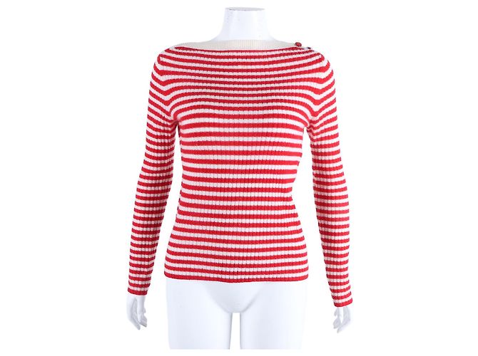 Dior Kaschmir-Pullover mit langen Ärmeln Rot 
