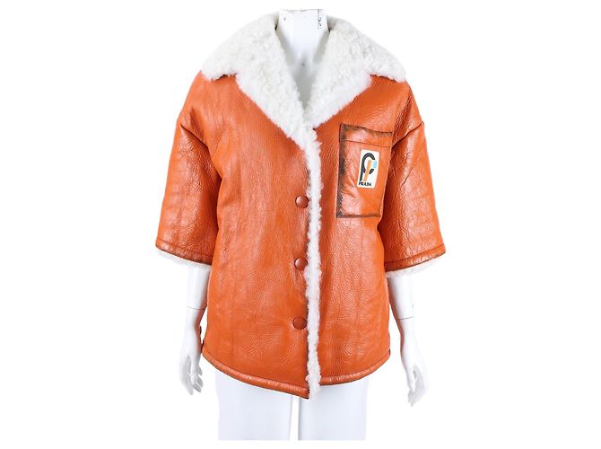 Prada Mustang Jacket Orange
