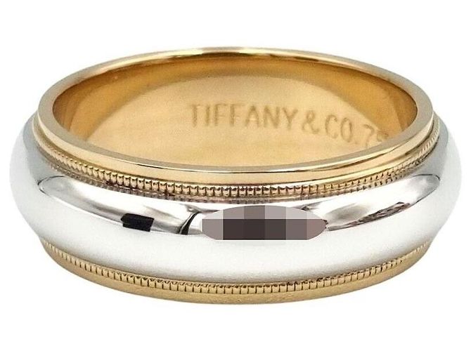 Tiffany & Co Anello combinato Milgrain Tiffany Arancione