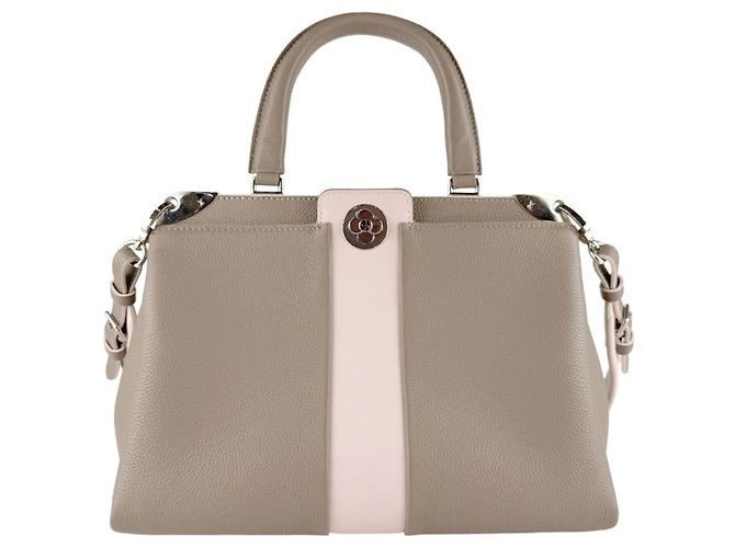 Borsa in pelle Astrid Louis Vuitton Rosa Grigio