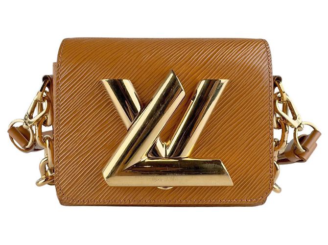 Bolsa de Ombro em Couro Epi Louis Vuitton Camelo