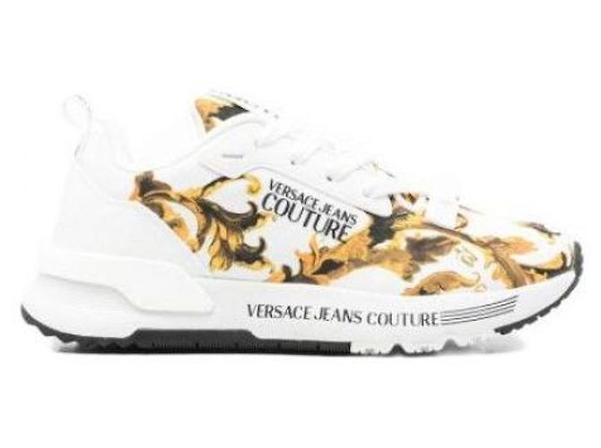 Versace Baskets Dynamiques Baroques Blanc