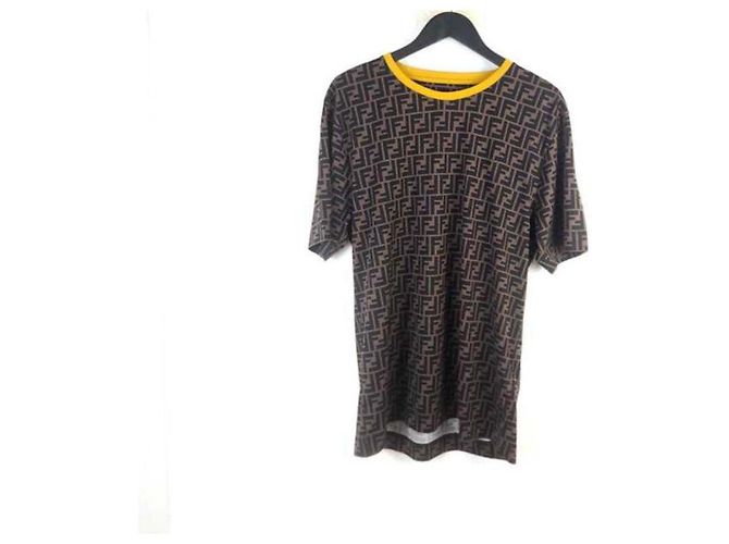 Fendi ff FF Kurzarm Schwarz 