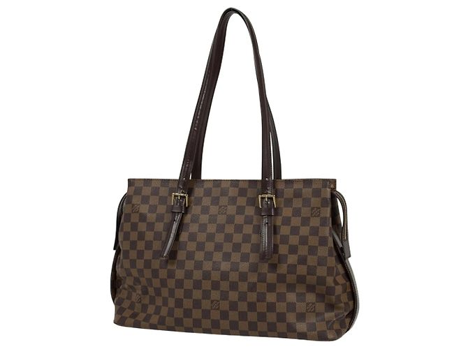 Borsa Tote Chelsea Louis Vuitton Marrone
