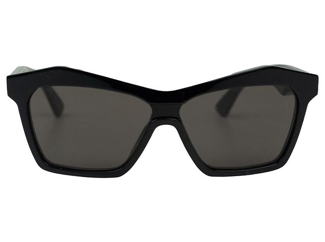 Occhiali da sole Bottega Veneta BV1093S neri geometrici shield Nero