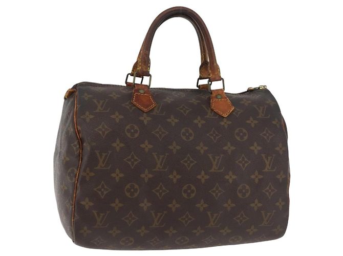 LOUIS VUITTON Sac à main Monogram Speedy 30 M41526 LV Auth bs34666