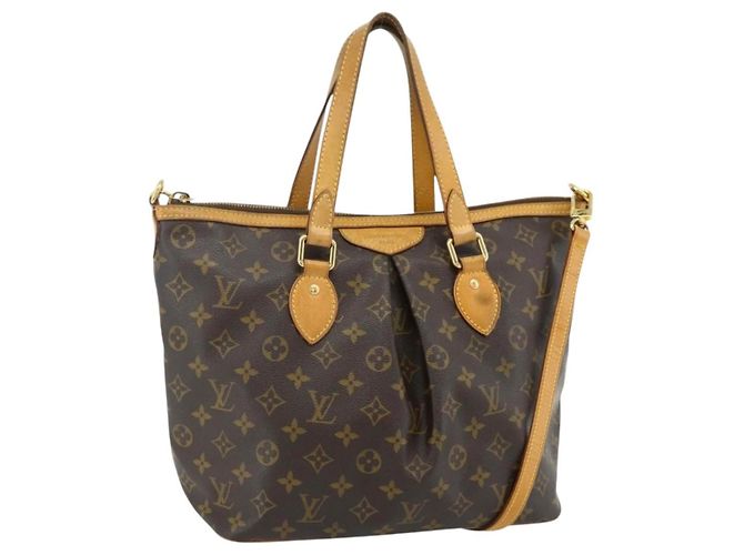 LOUIS VUITTON Borsa Tote Monogram Palermo PM M40145 LV Auth ka4111A Monogramma