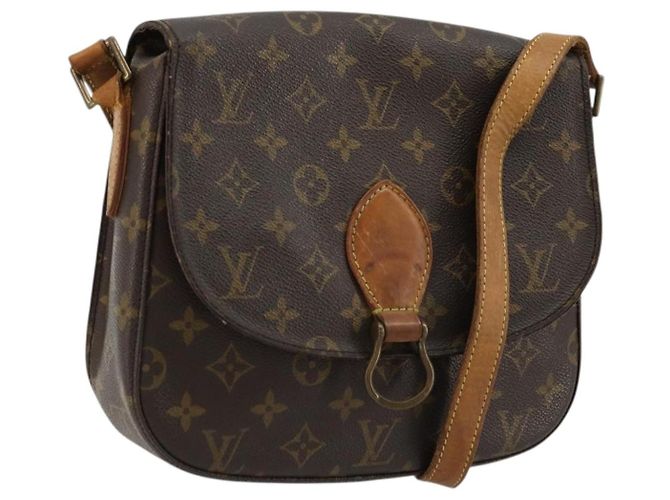 LOUIS VUITTON Bolsa de Ombro Monogram Saint Cloud GM M51242 LV Auth am11439 Monograma