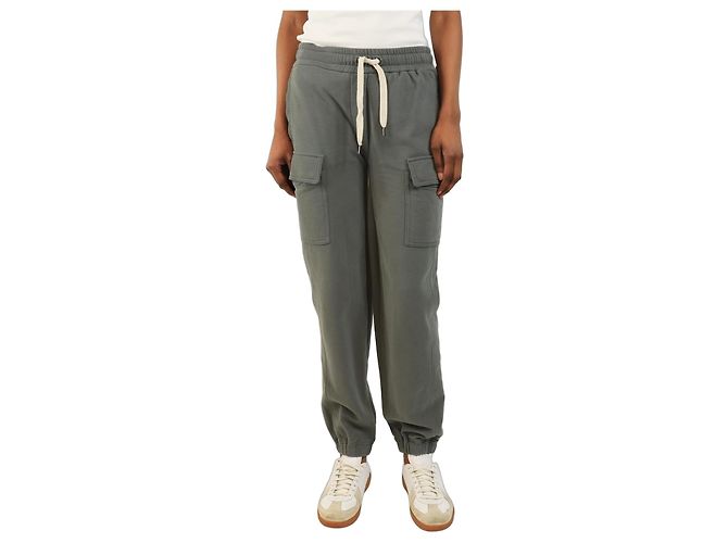 Brunello Cucinelli Grey cargo joggers - size S