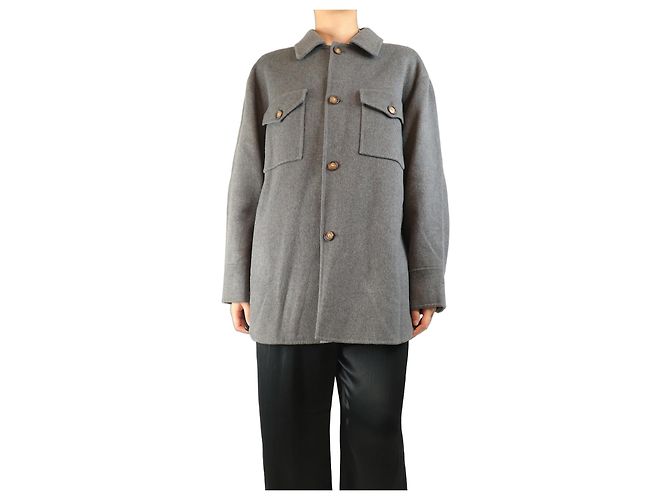 Polo Ralph Lauren Grau Wolljacke - Größe M