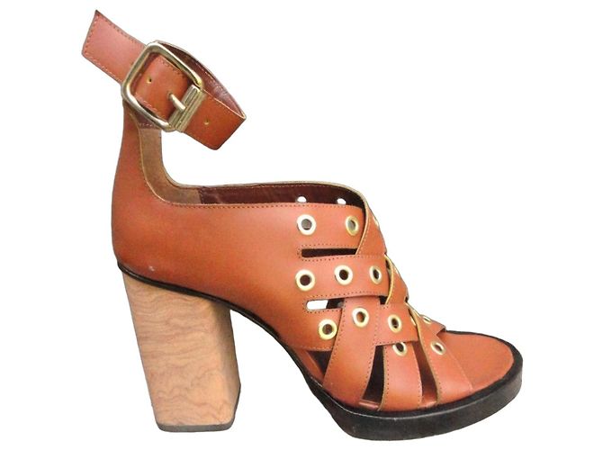 Sandali Opening Ceremony in pelle marrone chiaro